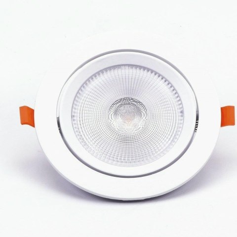 Oprawa V-TAC LED Downlight SAMSUNG CHIP 20W Ruchoma VT-2-20 3000K 1600lm 5 Lat Gwarancji