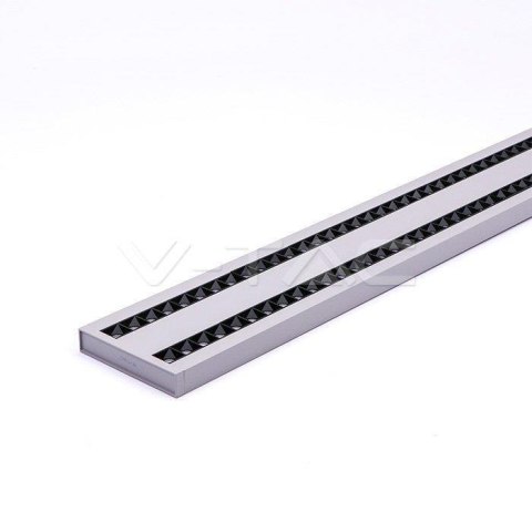 Oprawa V-TAC LED Linear SAMSUNG CHIP 60W Do łączenia Zwieszana Ściemnialna UGR6 Szara VT-7-62-S 4000K 6600lm 5 Lat Gwarancji