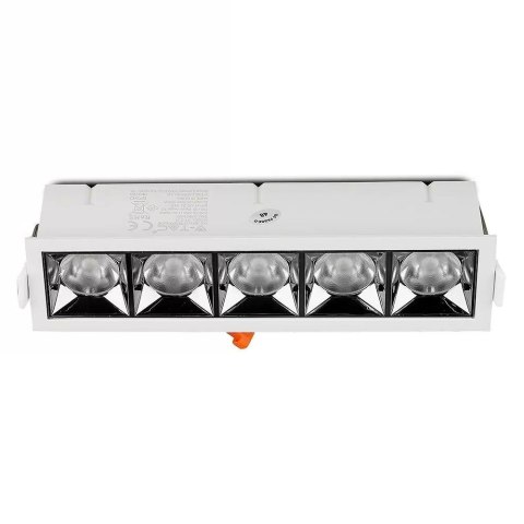 Oprawa V-TAC Downlight SAMSUNG CHIP 20W UGR19 CRI90+ 36st VT-2-21-1 5700K 1600lm 5 Lat Gwarancji