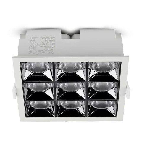 Oprawa V-TAC Downlight SAMSUNG CHIP 36W UGR19 CRI90+ 12st VT-2-36 4000K 2880lm 5 Lat Gwarancji