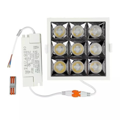 Oprawa V-TAC Downlight SAMSUNG CHIP 36W UGR19 CRI90+ 36st VT-2-36-1 5700K 2880lm 5 Lat Gwarancji
