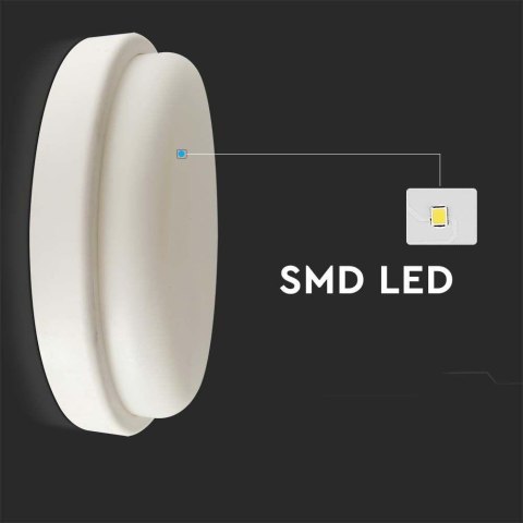 Plafon V-TAC 18W LED Okrągły 195x38mm IP54 VT-8096 6500K 1820lm