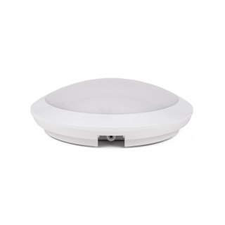 Plafon V-TAC 20W LED Okrągły IP44 Czujnik Ruchu Mikrofalowy IK10 30cm Biały VT-8222 3000K-4000K-6000K 1800lm 5 Lat Gwarancji