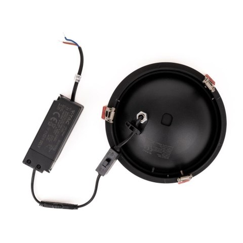 Lampa Oprawa V-TAC LED Uchylny Downlight 12W LED COB CRI90+ CCT Czarna VT-2512 3000K-4000K-6400K 785lm