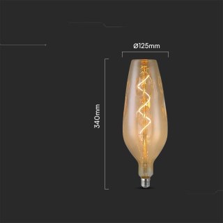 Żarówka LED V-TAC 4W E27 B125 34cm Filament Bursztyn VT-2272 2700K 250lm