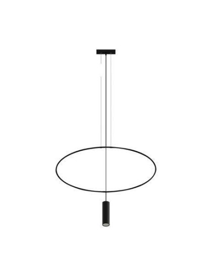 Sollux Lampa wisząca HOLAR 1 czarna