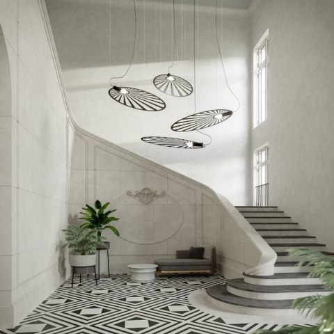 Sollux Lampa wisząca LEHDET czarna