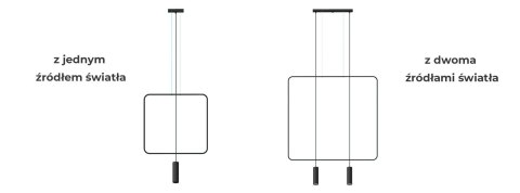 Sollux Lampa wisząca RANA 2 czarna