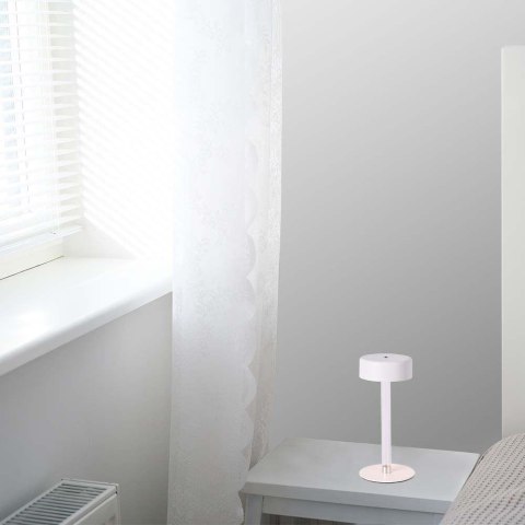 Lampka Biurkowa Nocna V-TAC 3W LED 23cm Ładowanie USB CCT Ściemnianie Biała VT-7567 3000K-6000K 210lm