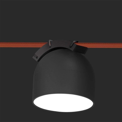 Oprawa Projektor Szynosystem Taśmowy 48V V-TAC 12W LED 120st Czarna VT-41112 3000K 800lm 3 Lata Gwarancji