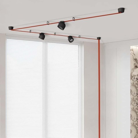 Oprawa Projektor Szynosystem Taśmowy 48V V-TAC 12W LED 38st Czarna VT-41012 3000K 800lm 3 Lata Gwarancji