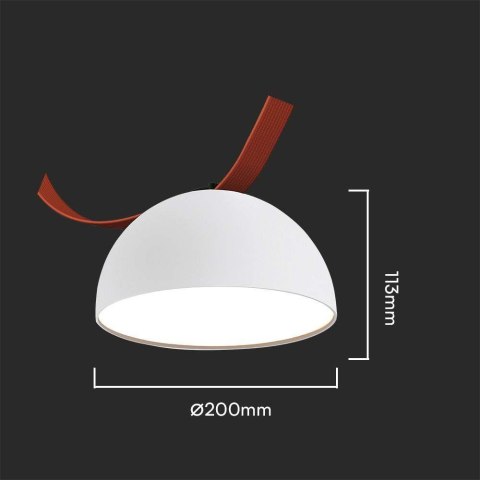 Oprawa Spot Szynosystem Taśmowy 48V V-TAC 20W LED 120st Biały VT-41020 3000K 1700lm 3 Lata Gwarancji