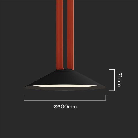 Oprawa Spot Szynosystem Taśmowy 48V V-TAC 20W LED 120st Czarny VT-41120 3000K 1200lm 3 Lata Gwarancji