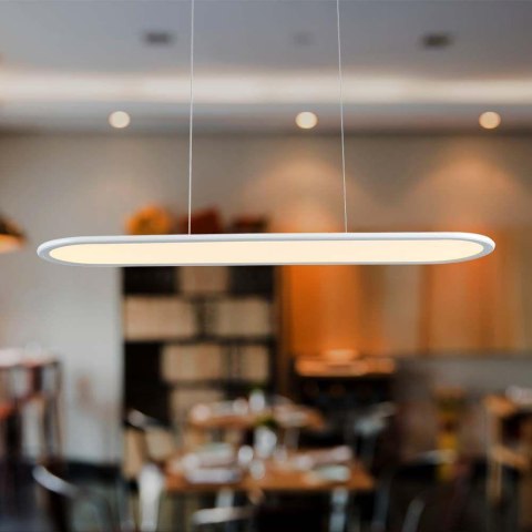 Oprawa Zwieszana V-TAC 24W LED Biała VT-7821 3000K 3000lm