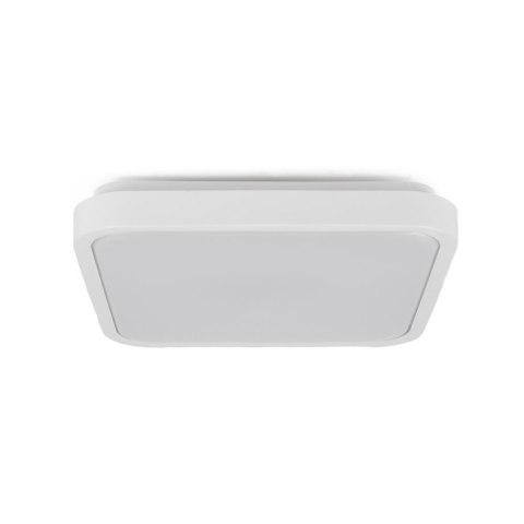 Plafon  Lampa Sufitowa V-TAC 18W LED Kwadrat 25x25cm Natynkowy IP44 Biały VT-8618 4000K 1830lm