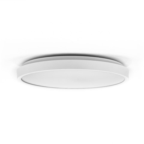 Plafon V-TAC 18W LED Okrągły 25cm Natynkowy Pilot Czujnik Ruchu IP44 Biały VT-8618S 4000K 1830lm