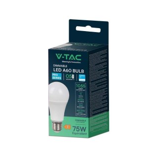 Żarówka LED V-TAC SAMSUNG CHIP 11W E27 A60 Ściemnialna VT-262D 4000K 1055lm 5 Lat Gwarancji