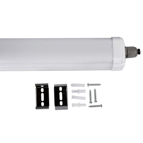 Lampa Oprawa Hermetyczna LED V-TAC SAMSUNG CHIP G-SERIES 60cm 18W 120Lm/W VT-6076 6500K 2160lm 3 Lata Gwarancji