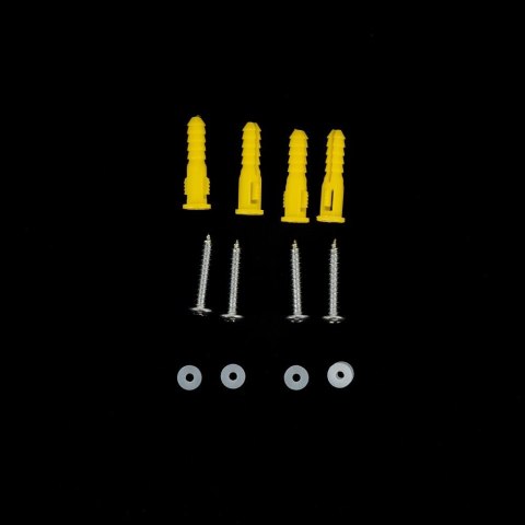 Plafon  Lampa Sufitowa V-TAC 18W LED Kwadrat 25x25cm Natynkowy IP44 Czarny VT-8618B 3000K 1830lm