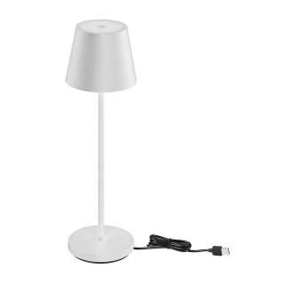 Lampka Biurkowa Nocna V-TAC 1,5W LED Ładowanie Ściemnianie IP54 Biała VT-7997 3000K 150lm