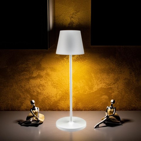 Lampka Biurkowa Nocna V-TAC 1,5W LED Ładowanie Ściemnianie IP54 Biała VT-7997 3000K 150lm