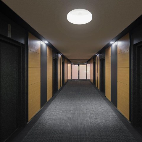 Plafon LED V-TAC SAMSUNG CHIP 15W Czujnik Ruchu CCT Okrągły Biały IP44 VT-81004 3000K-4000K-6000K 1300lm 5 Lat Gwarancji