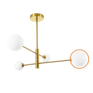 Zapasowy duży klosz Dorado 4 i 6 Light Prestige