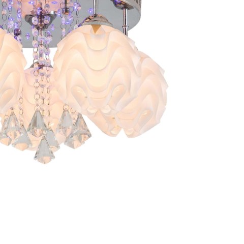 Light Prestige Ozdobny plafon Sada srebrny 5xE14 plus LED