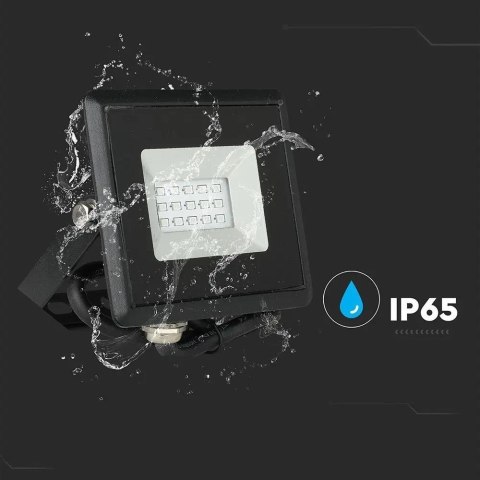 Projektor LED V-TAC 10W Czarny E-Series IP65 VT-4011 Kolor Niebieski