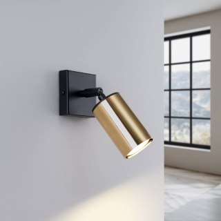 Sollux Lighting Kinkiet WINX czarny/złoty