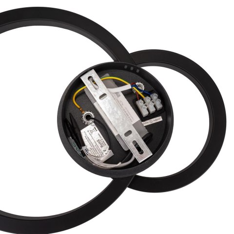 Lampa Żyrandol Oprawa Sufitowa V-TAC 20W LED Czarna VT-7787 3000K 2130lm