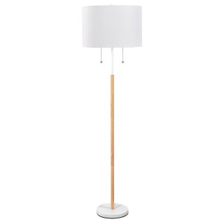 Lampa podłogowa Fogo biała 2xE27 Light Prestige