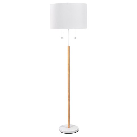 Lampa podłogowa Fogo biała 2xE27 Light Prestige