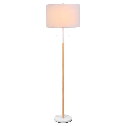 Lampa podłogowa Fogo biała 2xE27 Light Prestige