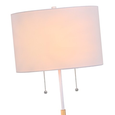Lampa podłogowa Fogo biała 2xE27 Light Prestige