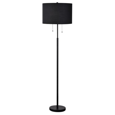 Lampa podłogowa Fogo czarna 2xE27 Light Prestige