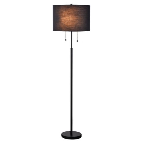 Lampa podłogowa Fogo czarna 2xE27 Light Prestige