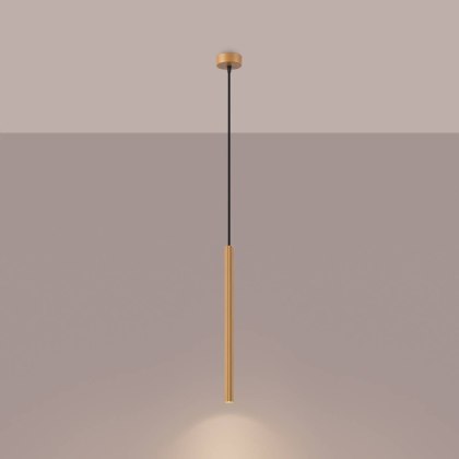 Sollux Lighting Lampa wisząca ARCHE 1 złota