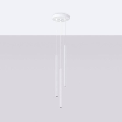 Sollux Lighting Lampa wisząca ARCHE 3P biała