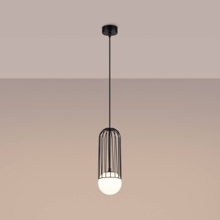 Sollux Lighting Lampa wisząca BRINA 1 czarna
