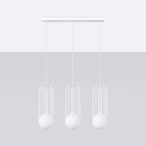 Lampa wisząca BRINA 3L biała