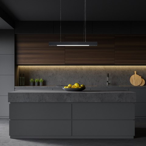 Lampa wisząca Cali M czarna Tuya LED CCT Light Prestige