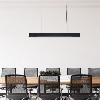 Light Prestige Lampa wisząca Cali M czarna Tuya LED CCT