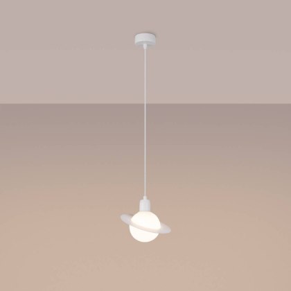 Sollux Lighting Lampa wisząca HYPERION 1 biały
