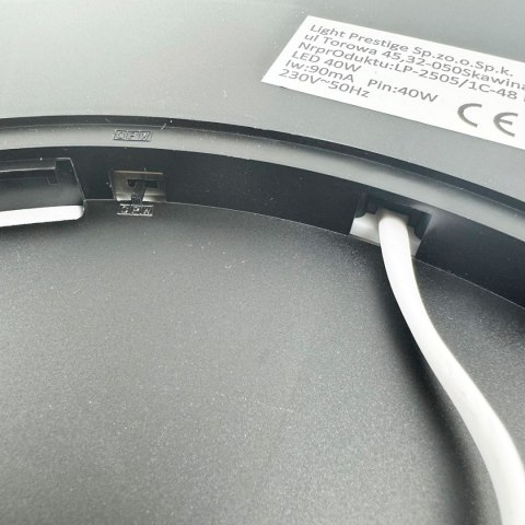 Plafon California 60 cm czarny LED CCT Light Prestige