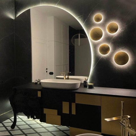 Plafon Platillo 26 cm czarny LED CCT Light Prestige