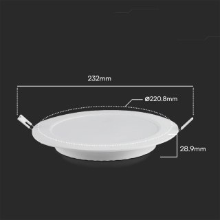 18W BACKLIT RECESSED PANEL WITH SAMSUNG CHIP 4000K RD