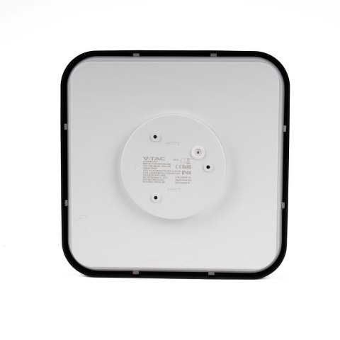 18W LED DOME LIGHT WITH SAMSUNGCHIP 4000K SQ,BLACK FRAME IP44