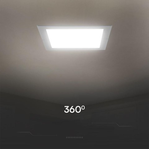 24W BACKLIT RECESSED PANEL WITH SAMSUNG CHIP 6500K SQ