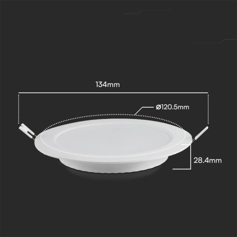 6W BACKLIT RECESSED PANEL WITH SAMSUNG CHIP 6500K RD
